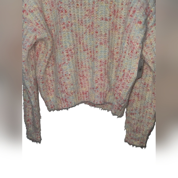 Altar'd State Sally Confetti Eyelash Sweater Ivory-multi NWT Size Small - Picture 2 of 7